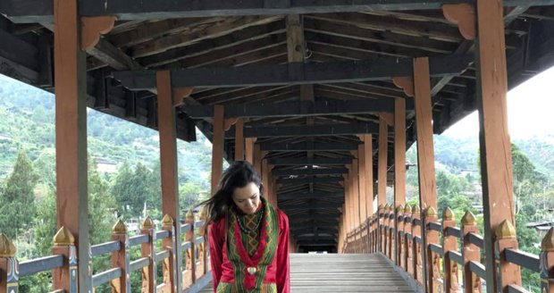 Lilia je v Bhutanu