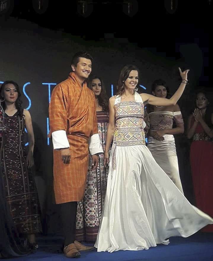 Lilia Khousnoutdinová je i modelkou v Bhútánu.