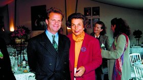 Liliane Bettencourt a Francois-Marie Banier na fotografii z roku 1993.