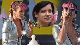 Neposedná ňadra Lily Allen: „Lentilky pod kobercem“ pozdravily fanoušky!