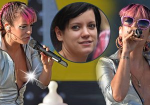 Lily Allen ukázala víc, než chtěla!