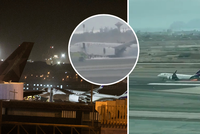 Hororový vzlet v Limě: Letadlo se na ranveji srazilo s hasiči a začalo hořet! Dva požárníci zemřeli