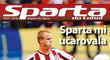 Titulka sparťanského magazínu Sparta, do toho! přes zápasem s Viktorií Plzeň v roce 2007.