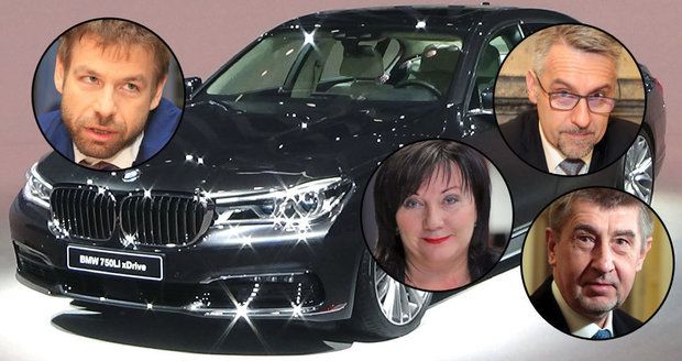 Babiše a jeho ministry čeká větší luxus v BMW za 50 milionů. Polepší si i Zeman