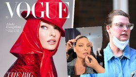 Topmodelka Linda Evangelista přiznala, že v magazínu Vogue jí maskéři ke kráse hodně dopomohli.