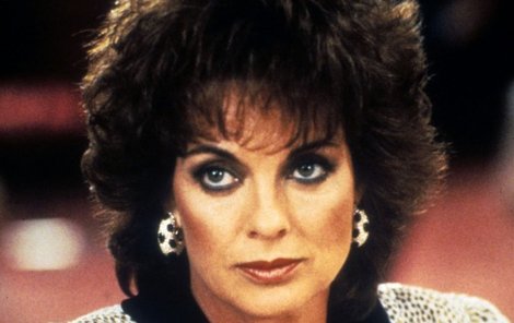 Linda Grayová v seriálu Dallas. Hrála přesvědčivě alkoholičku