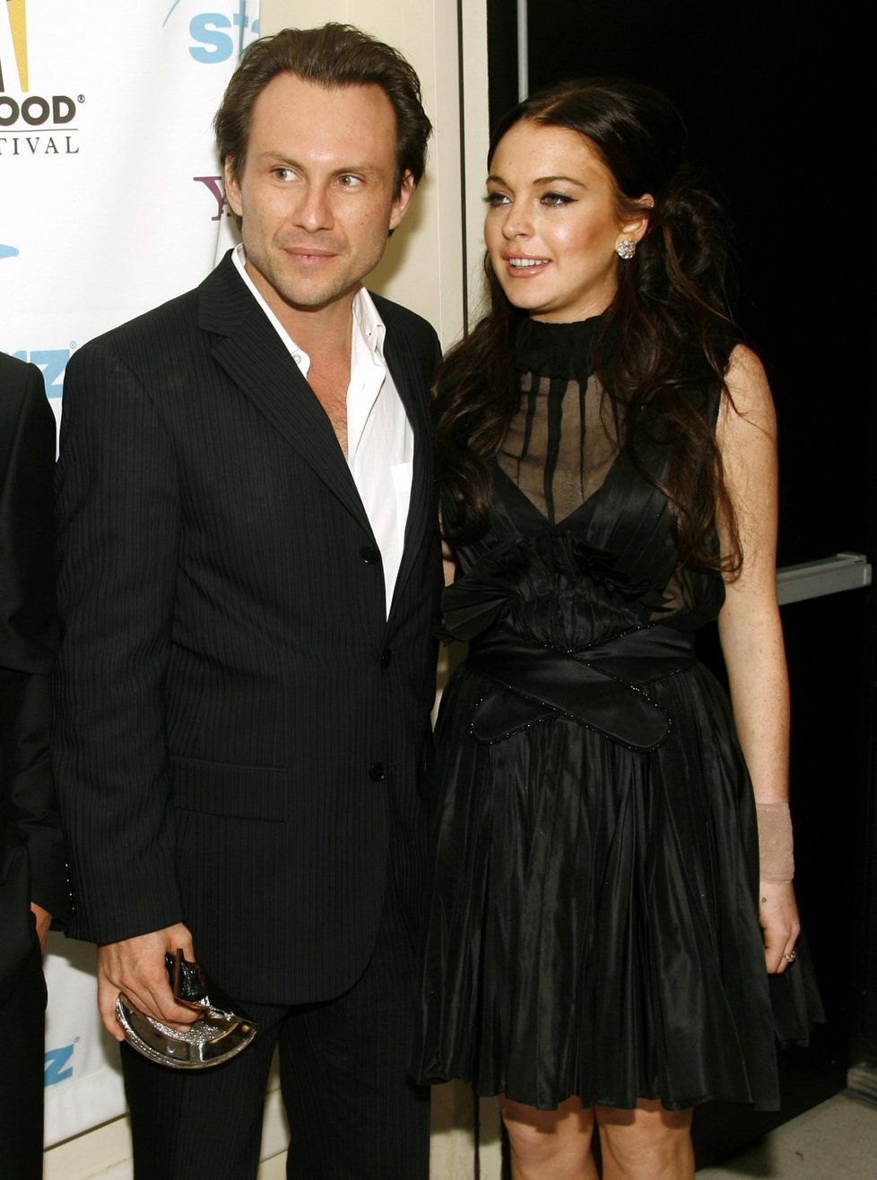 Christian Slater a Lindsay Lohan