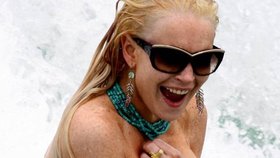 Lindsay Lohan prohrála boj s mořem
