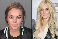 Kočka i po zatčení: Lindsay Lohan vypadá i na policejní fotce překvapivě sexy