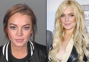 Lindsay vypadala sexy i po zatčení (vlevo)