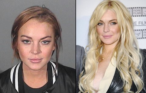 Kočka i po zatčení: Lindsay Lohan vypadá i na policejní fotce překvapivě sexy