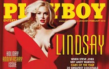 Lindsay Lohan nahá v Playboyi! A Hugh Hefner slintá blahem...
