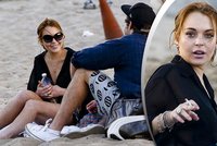 Lindsay Lohan: Po propařených večerech pohoda na pláži