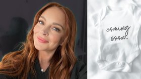 Americká herečka Lindsay Lohan čeká své první miminko.
