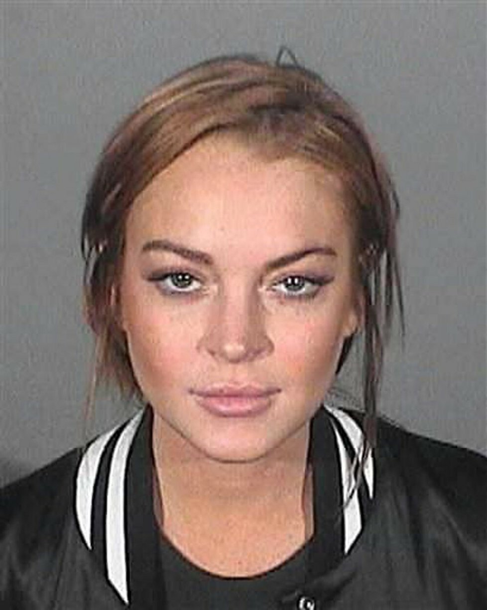 Lindsay Lohan byla několikrát zadržena policií.