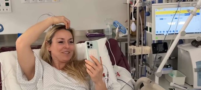 Lindsey po pádu skončila v nemocnici a musela se podrobit pěti operacím.