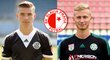 Fotbalová Slavia přivedla Zdeňka Linharta z Českých Budějovic (vlevo) a Antonína Baráka z Příbrami