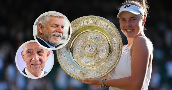 Politici gratulují Lindě Noskové k vítězství ve Wimbledonu.