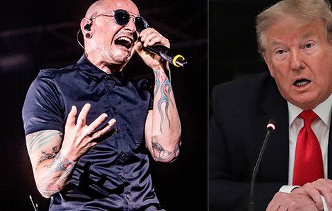 Linkin Park zatrhli Trumpovi svou muziku. „Je horší než terorismus,“ říkal Chester (†41)