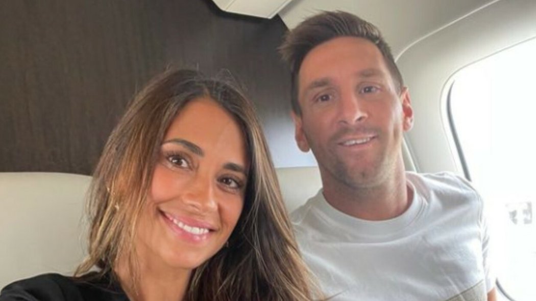 Messi a jeho manželka Antonella