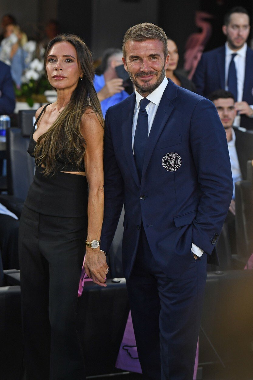 David Beckham s manželkou