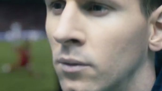 Lionel Messi v reklamě z řady Sport 15