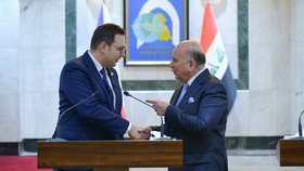 Ministr zahraničí Lipavský na návštěvě Iráku