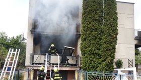 V Lipníku nad Bečvou hořel rodinný dům.