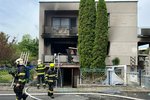 Požár rodinného domu v Lipníku nad Bečvou