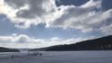 Ledová magistrála na přehradě Lipno nabízí kouzelné zážitky