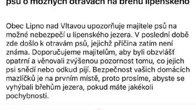 Varování pro pejskaře se šíří po internetu.