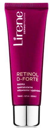 Vyživující a zpevňující maska na obličej, krk a dekolt, Lirene, 165 Kč (50 ml)