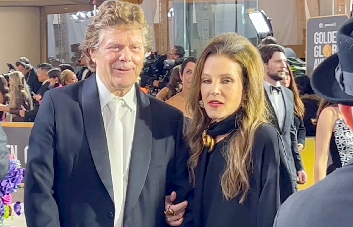 Lisa Marie Presley na Zlatých Glóbech