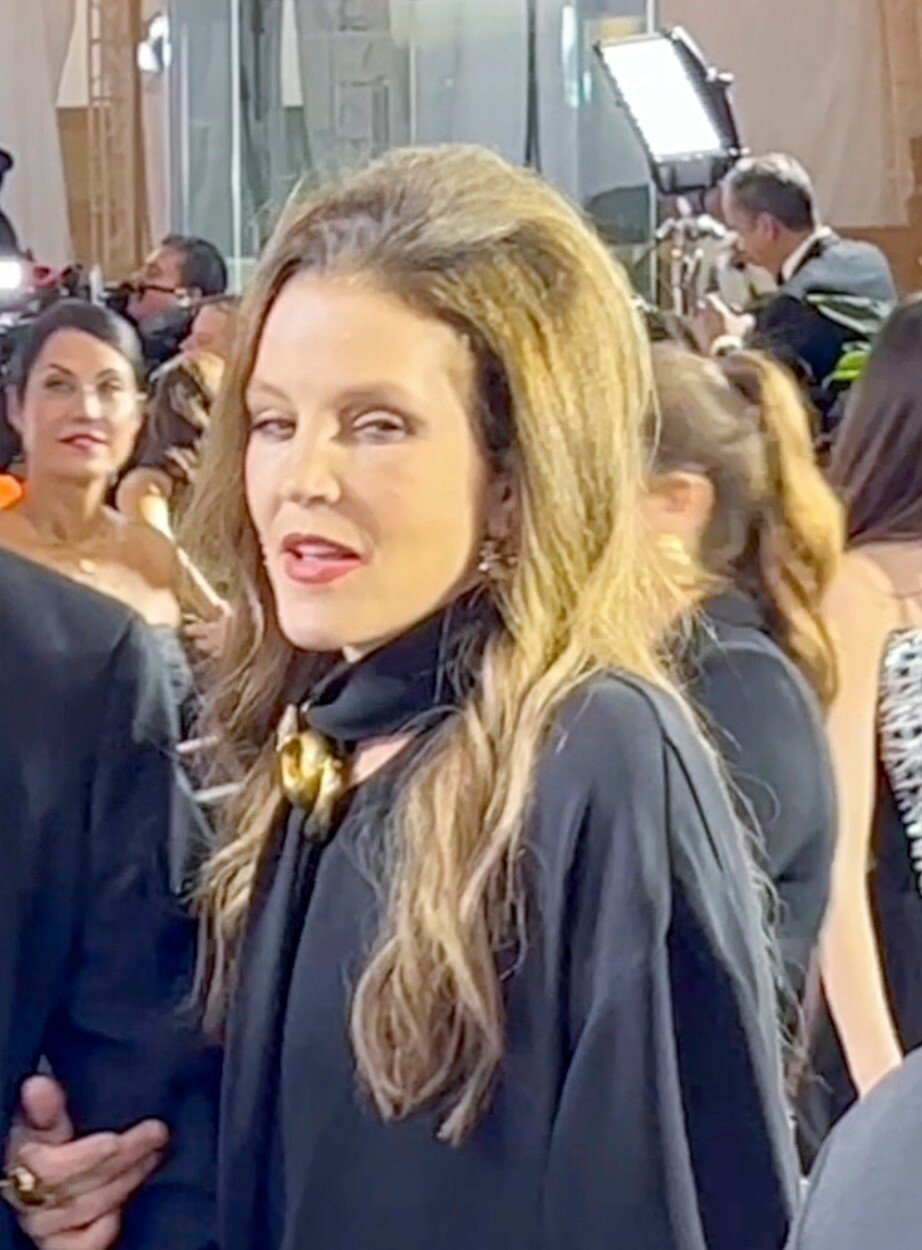 Lisa Marie Presley na Zlatých Glóbech