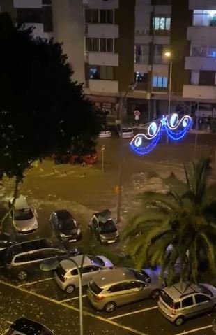 Záplavy v Lisabonu (7.12.2022)