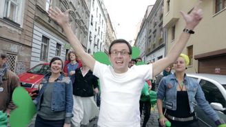 Nejpovedenější volební hymnou je rap zeleného Ondřeje Lišky