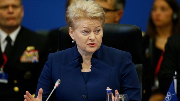 Litevská prezidentka Dalia Grybauskaitéová