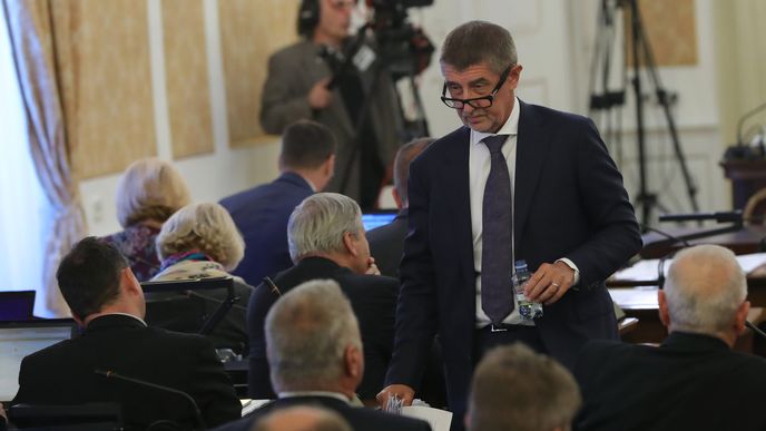 Andrej Babiš (ANO) během mimořádné schůze Sněmovny ke kauze Lithium