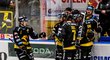 Hokejisté Litvínova se radují z branky