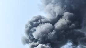 Požár v litvínovské chemičce 13. srpna 2015