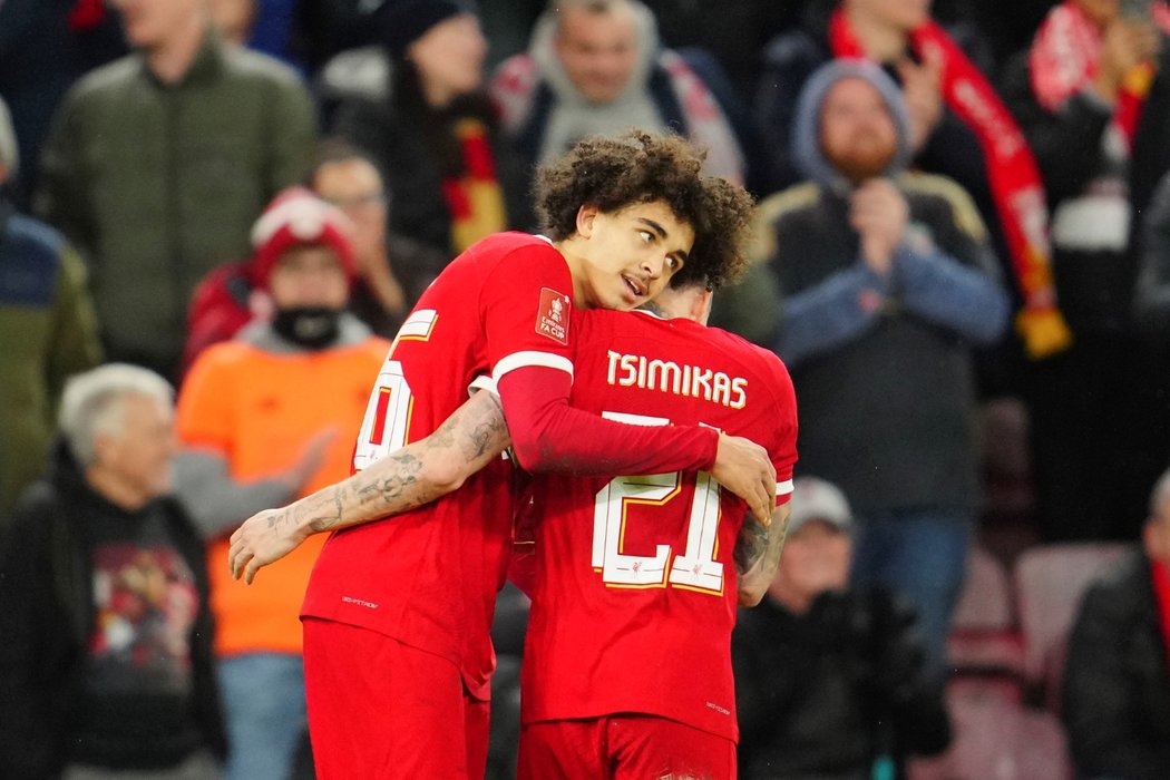 Liverpool slaví postup v FA Cupu, zářili mladíci