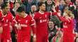 Liverpool slaví branku proti Lutonu