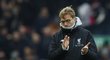 Jürgen Klopp v zápase proti Swansea