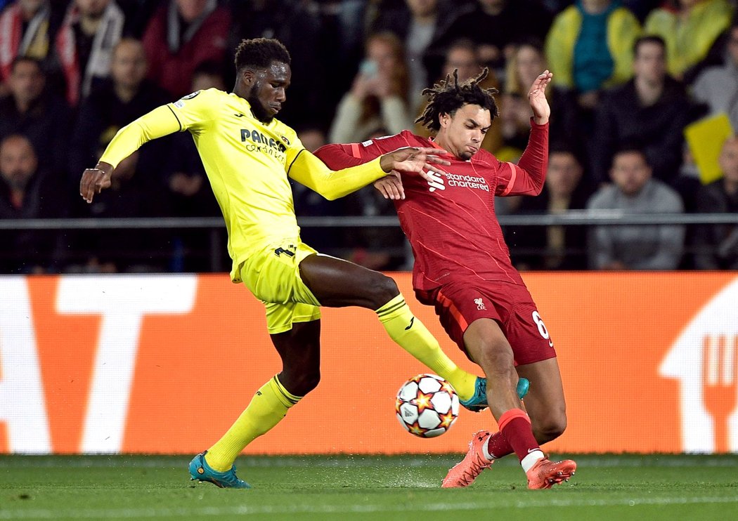 Semifinálový duel mezi Villarrealem a Liverpoolem