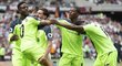 Fotbalisté Liverpoolu slaví gól na půdě West Hamu