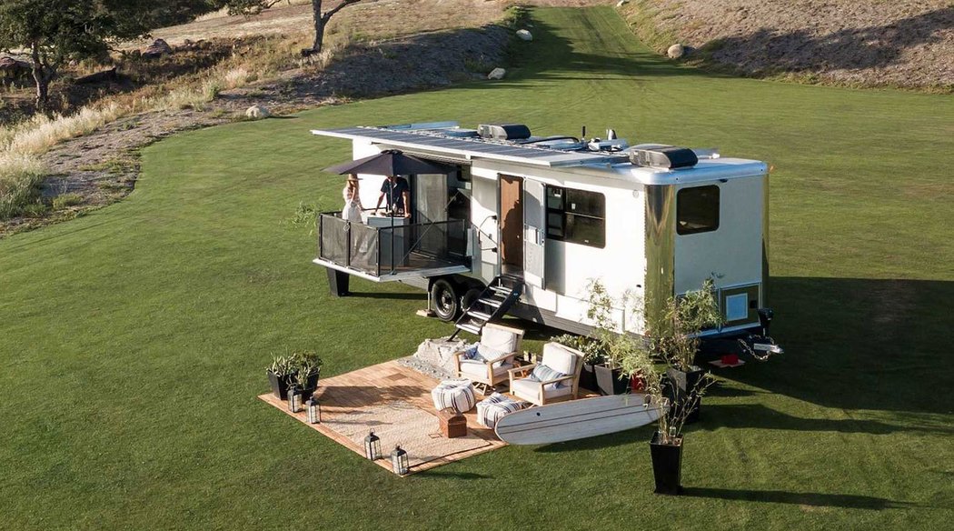 Living Vehicle Pro-EV Camper Trailer