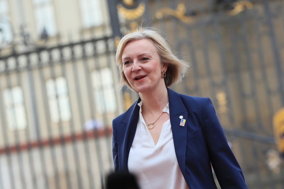 Na Pražský hrad dorazila britská premiérka Liz Truss