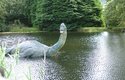 Údajná podobna Nessie, bájné příšery ze skotského sladkovodního jezera Loch Ness.