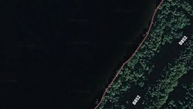 Tři záhadné objekty na snímku z Google Earth
