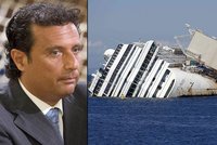 Zbabělý kapitán: Schettino opustil Concordii, i když věděl, že jsou na ní lidé